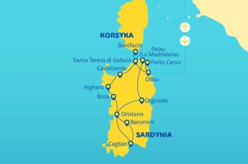 Jak długo trwa lot z Poznania na Sardynię? Przewodnik dla podróżników