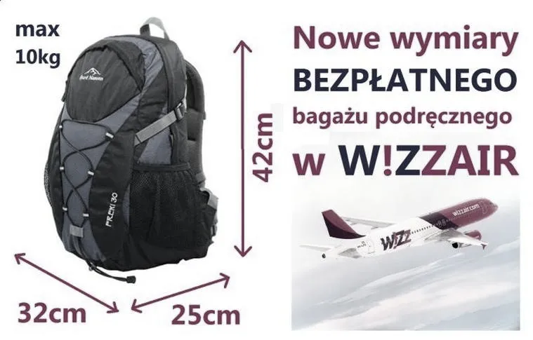 Jak spakować się w bagaż podręczny Wizzair – ile litrów zmieścisz?