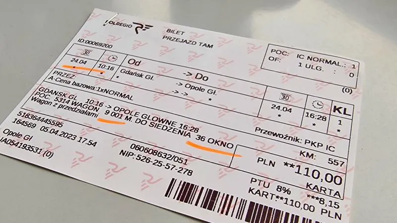 Bilet PKP