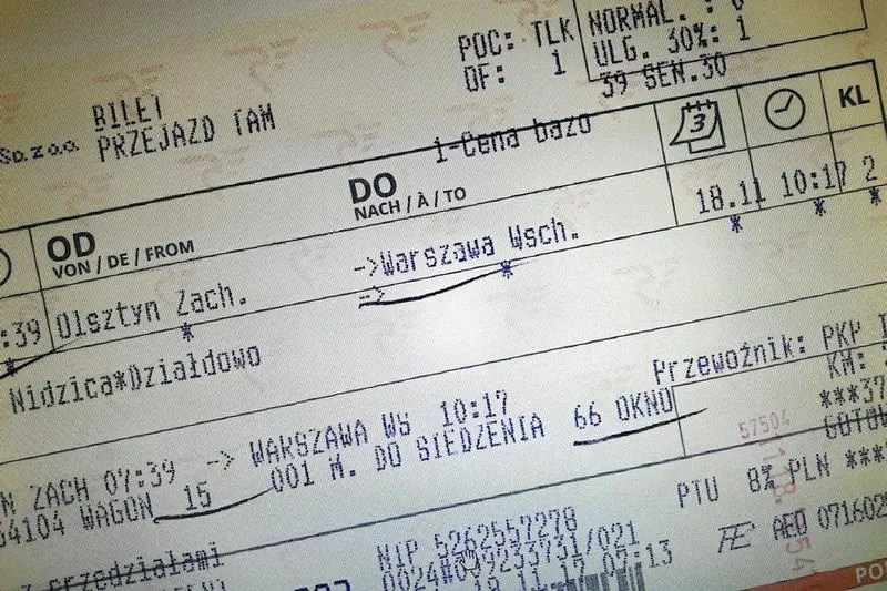 Bilet taniomiastowy