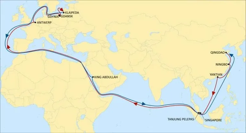 Lot z Chin do Polski