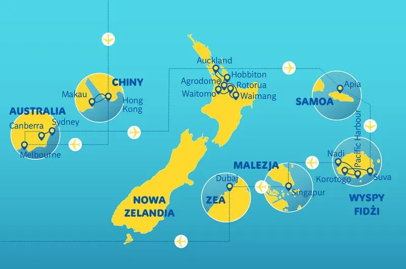 Lot z Dubaju do Sydney