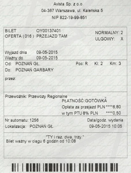 Promocje na bilety