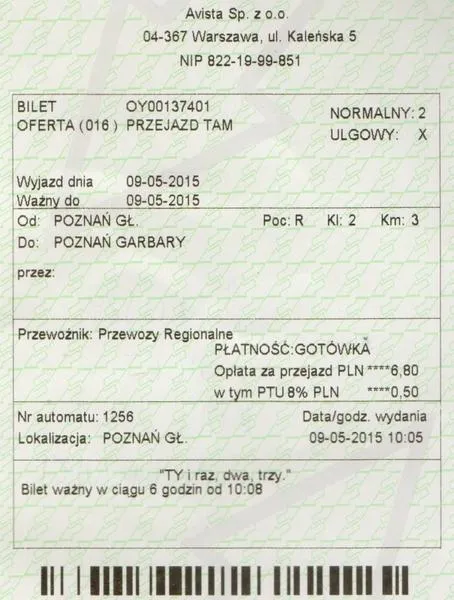 Promocje na bilety PKP