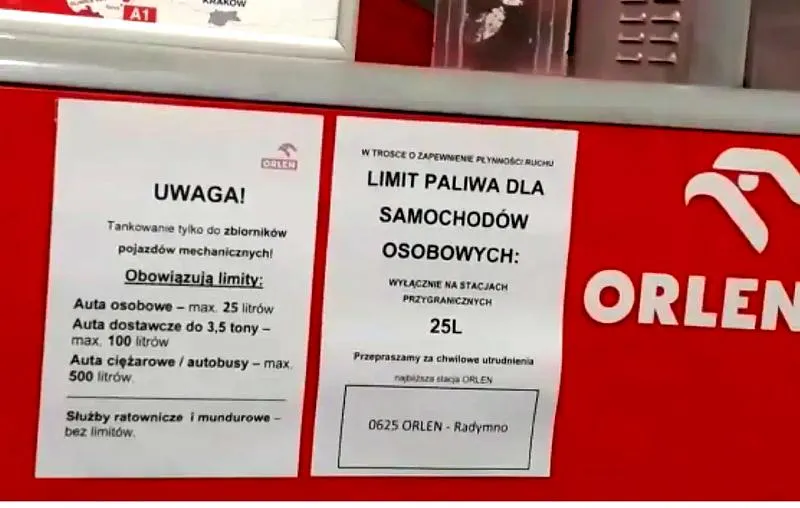 Przewóz paliwa bez cła