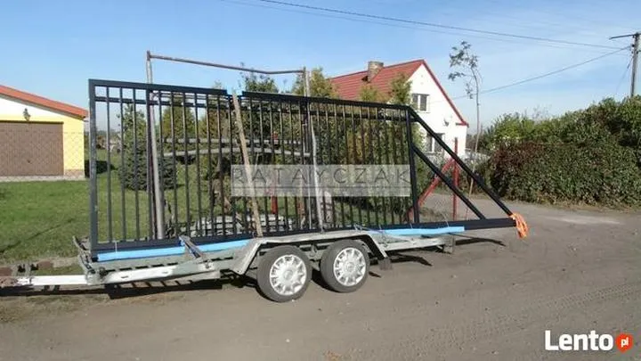 Przygotowanie do transportu bramy