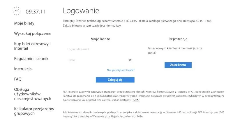 Zasady zwrotu biletów