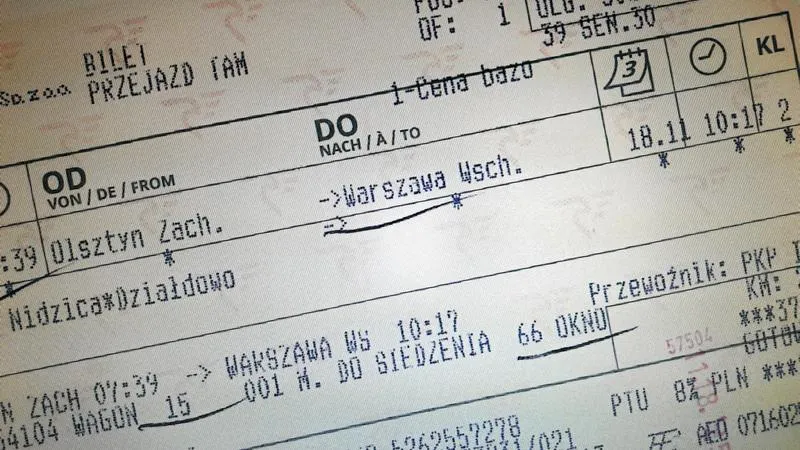 Zniżka na bilet PKP